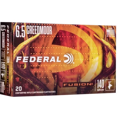 FUSION AMMO 6.5 Creedmoor 140Gr Tipped 20rd for sale at KYGUNCO.