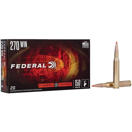 FUSION AMMO 270 Win 150Gr Tipped 20rd for sale at KYGUNCO.