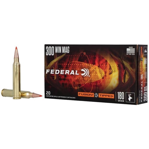FUSION AMMO 300 Win Mag 180Gr Tipped 20rd for sale at KYGUNCO.