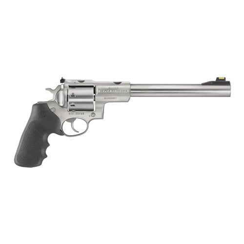 RUGER Redhawk 22 Hornet 9.5" 8rd Revolver | Stainless w/ Hogue Rubber Grips for sale at KYGUNCO.
