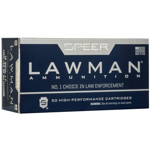 SPEER AMMO 38 Special 125Gr TMJ Lawman 50rd for sale at KYGUNCO.