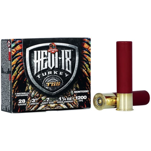 HEVI-SHOT 28Ga Hevi-18 TSS Turkey 3.0" 7 Shot 1.25oz 5rd for sale at KYGUNCO.
