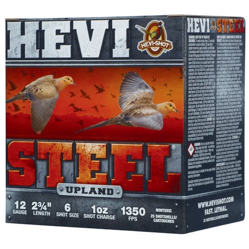 HEVI-SHOT 12Ga Hevi Upland 2.75" 1oz 6 Shot 25rd for sale at KYGUNCO.