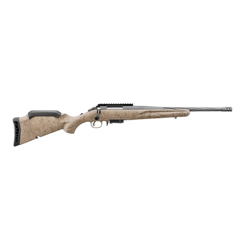 RUGER American Rifle Generation II Ranch 7.62x39 16.1" 5rd - Cobalt & FDE Splatter