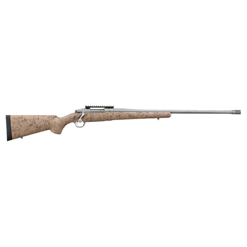 RUGER Hawkeye 6.5 PRC 24" 4rd Bolt Rifle + Radial-Port Muzzle Brake | Stainless + HS Precision Stock for sale at KYGUNCO.