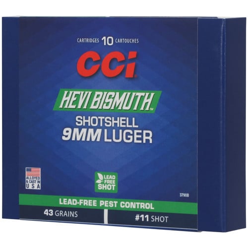 CCI 9mm Luger Bismuth Shotshell 10rd for sale at KYGUNCO.