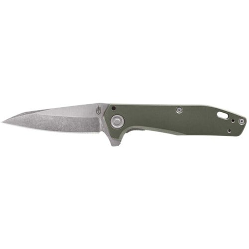 GERBER KNIVES Fastball Folding Knife 3" Plain Wharncliffe Blade | Green Handles for sale at KYGUNCO.