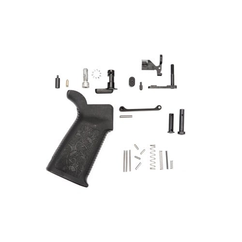 SPIKES TACTICAL Standard AR15 Lower Parts Kit (No Trigger) w/ Pro Grip for sale at KYGUNCO.