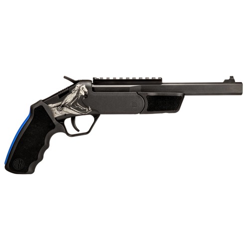 ROSSI BRAWLER 45 LC / 410 Gauge 9" Single Shot Pistol | Black w/ Snake Engraving for sale at KYGUNCO.