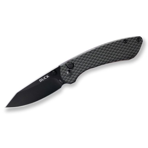BUCK KNIVES Mini Sovereign Folding Knife 2.625" Clip Point Blade | Carbon Fiber Handles for sale at KYGUNCO.