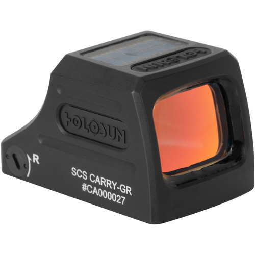 HOLOSUN SCS-Carry Solar-Charging 2 MOA / 32 MOA Green Circle Dot Sight for sale at KYGUNCO.