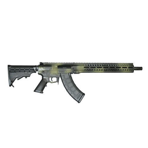 CMMG Resolute Mk47 7.62x39 16.1" 30rd Semi-Auto Rifle - M-Lok | Green Rattle Can