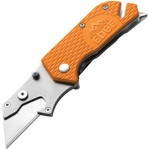 OUTDOOR EDGE UtiliPro 6-in-1 Folding Knife | Orange Handle for sale at KYGUNCO.