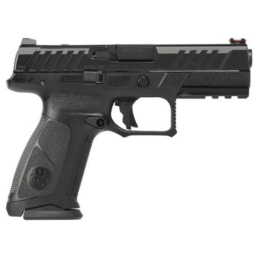 BERETTA APX-A1 FULL SIZE 9mm 4.25" 15rd - Black w/ Fiber Optic Sights for sale at KYGUNCO.