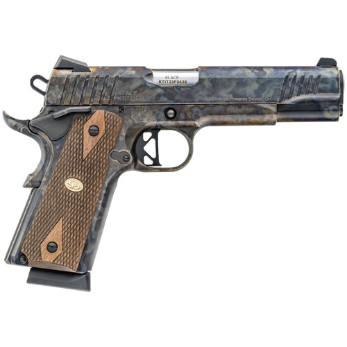 CHARLES DALY 1911 Empire 45ACP 5" 8rd Pistol w/ Night Sights | Case Hardened w/ Walnut Grips for sale at KYGUNCO.
