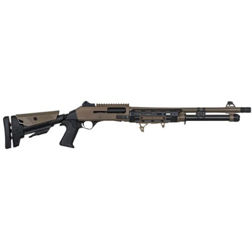 ORTHOS Raider S4 Tactical 12 Gauge 3" 18.5" 6+1 Semi-Auto Shotgun - M-LOK | FDE for sale at KYGUNCO.
