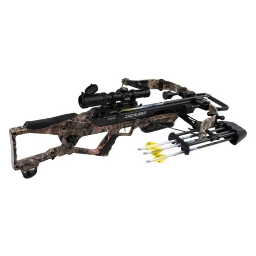 EXCALIBUR RevX Crossbow + Overwatch Scope, 4 Arrows w/ Field Points | Mossy Oak DNA for sale at KYGUNCO.