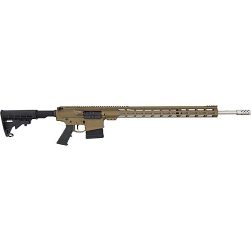 GREAT LAKES FIREARMS AR10 243 Win 24" 5+1 Semi-Auto Rifle | Bronze for sale at KYGUNCO.