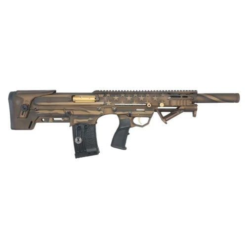 PANZER ARMS BP12 Bullpup 12 Gauge 3" 20" 5rd Semi-Auto Shotgun | Bronze US Flag for sale at KYGUNCO.