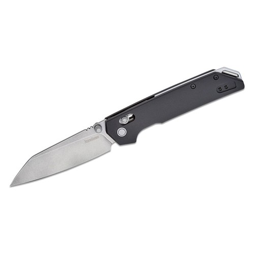 KERSHAW KNIVES Iridium DuraLock Folding Knife 3.4" Reverse Tanto Blade | Black Aluminum Handles for sale at KYGUNCO.