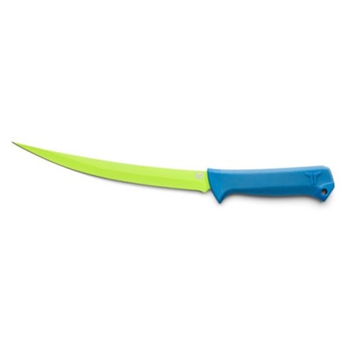 TRUE UTILITY SYK Medium Flex Fillet Knife 7" Hollow Ground Blade | Taxagrip Handles w/ Molded Sheath for sale at KYGUNCO.