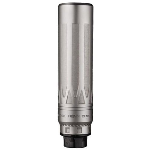 DEAD AIR ARMAMENT Nomad-Ti XC Silver 7.62mm Silencer Xeno Adapter for sale at KYGUNCO.