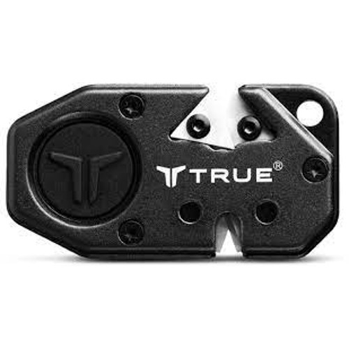 TRUE UTILLITY Mycro Compact Pull Through Knife Sharpener w/ Carbide & Ceramic Slot for sale at KYGUNCO.