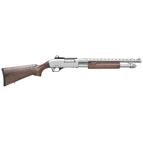 CITADEL Mariner 12 Gauge 3" 18.5" 4+1 Pump Shotgun | Nickel for sale at KYGUNCO.