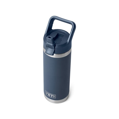 YETI RAMBLER 18oz Straw Bottle | Navy for sale at KYGUNCO.