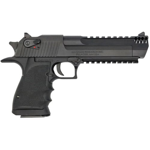MAGNUM RESEARCH Mark XIX Desert Eagle 50 AE 6" 7rd Pistol | Black w/ Rubber Grips