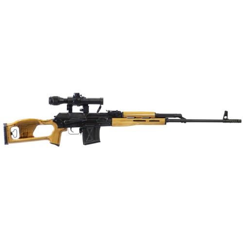 CENTURY ARMS PSL-54 7.62x54R 24.5" 10rd Semi-Auto Rifle w/ Optic - Black | Wood for sale at KYGUNCO.