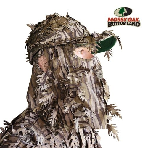 QUICKCAMO 2-in-1 3D Leafy Face Hooded Pullover | Mossy Oak Bottomland for sale at KYGUNCO.