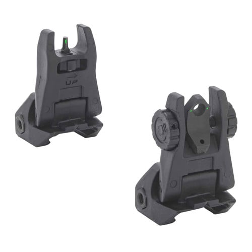 MEPROLIGHT FUBS Flip Backup Sights -2 Dot Rear G/G Black Body for sale at KYGUNCO.
