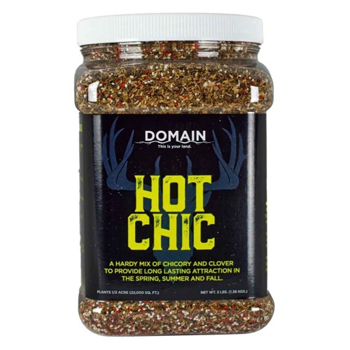 DOMAIN OUTDOORS Hot Chick 1/2 Acre Perennial Deer Food Plot Mix for sale at KYGUNCO.