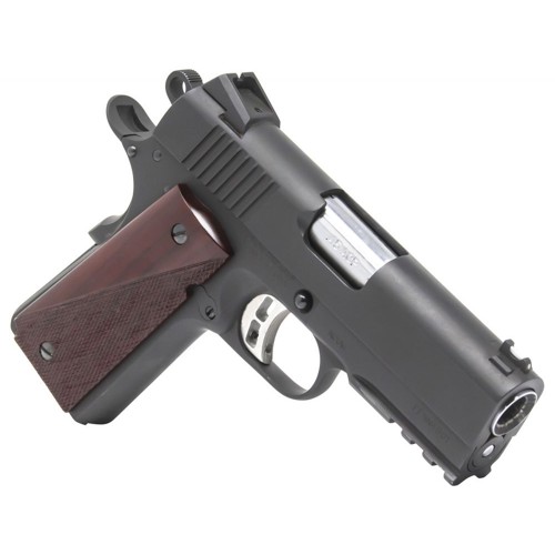 FUSION FIREARMS NCOM 1911 Freedom Series 45ACP 3.5" 8rd Pistol - Black | Wood Grips for sale at KYGUNCO.