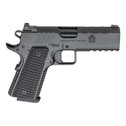 SPRINGFIELD ARMORY 1911 Emissary 9mm 4.25" 9rd Pistol w/ Night Sights | Black + VZ G10 Grips for sale at KYGUNCO.