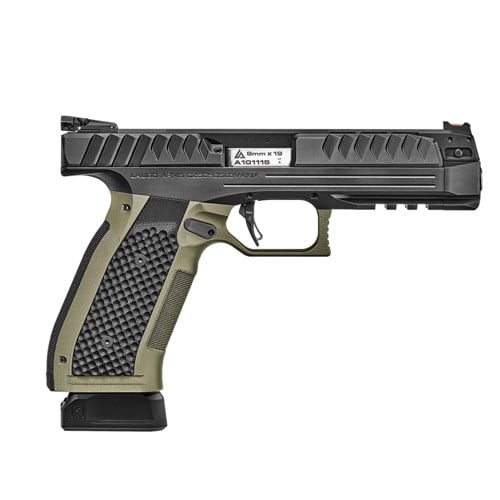 LAUGO ARMS Alien Standard Kit 9mm 4.8" 17rd - Black & Green for sale at KYGUNCO.