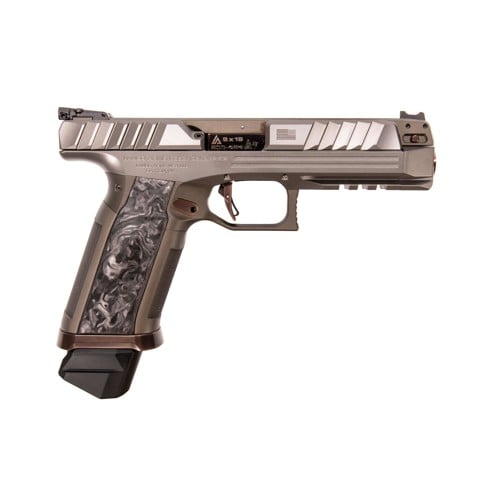 LAUGO ARMS Alien Creator USA 500 Limited Edition 9mm 4.8" 17rd Pistol + Red Dot | Black & Rose for sale at KYGUNCO.