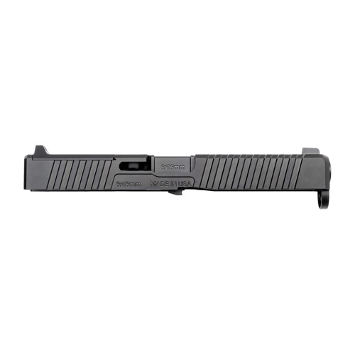 NOVESKE DM Glock 17 G5 Optic Ready Slide + Barrel w/ Logo, Black for sale at KYGUNCO.