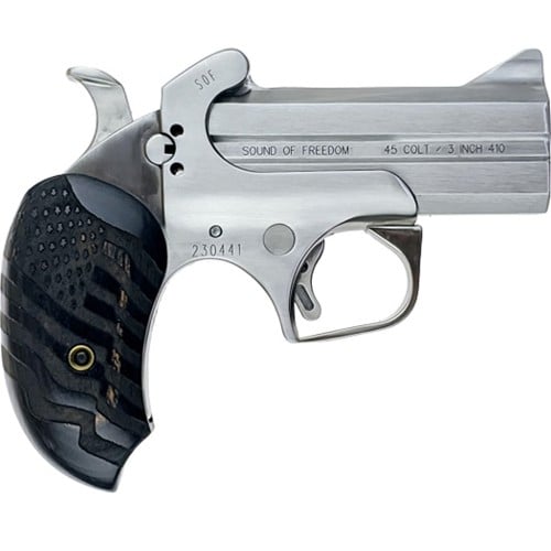 BOND ARMS Sound of Freedom 45 LC / 410 Gauge 3.5" 2rd - Stainless for sale at KYGUNCO.