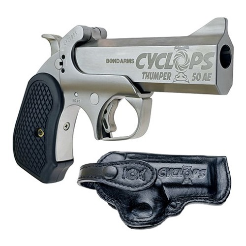 BOND ARMS Cyclops 50 AE Big Bore 4.25" High Polish Satin for sale at KYGUNCO.