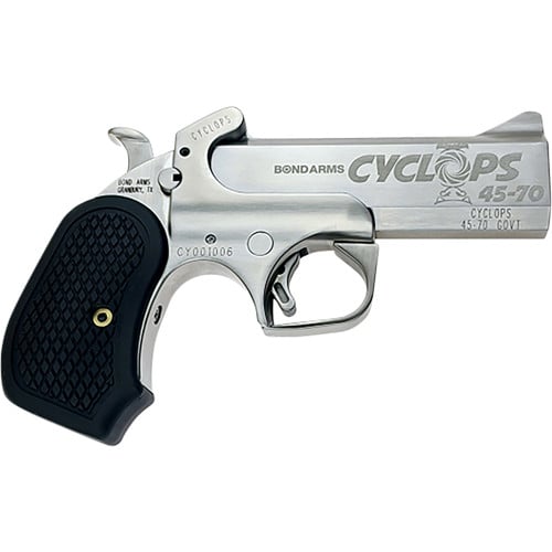 BOND ARMS Cyclops 45-70 Govt 4.25" 1rd - Stainless / Black for sale at KYGUNCO.