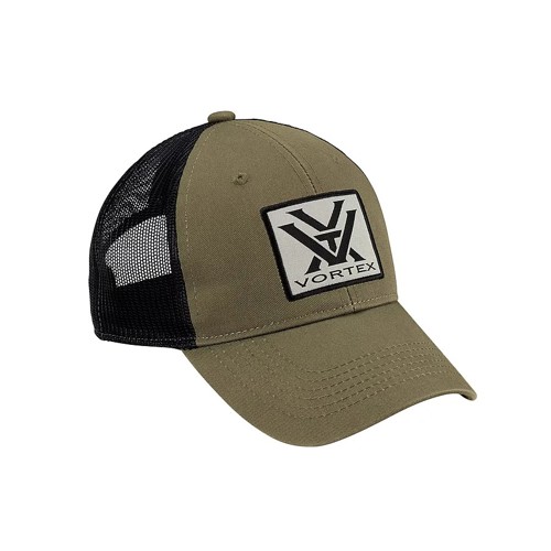 VORTEX Patch Logo Cap Dark Khaki for sale at KYGUNCO.