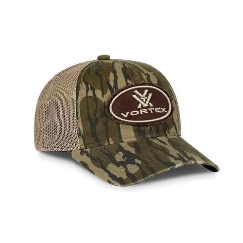 VORTEX Patch Logo Cap Mossy Oak Bottomland for sale at KYGUNCO.
