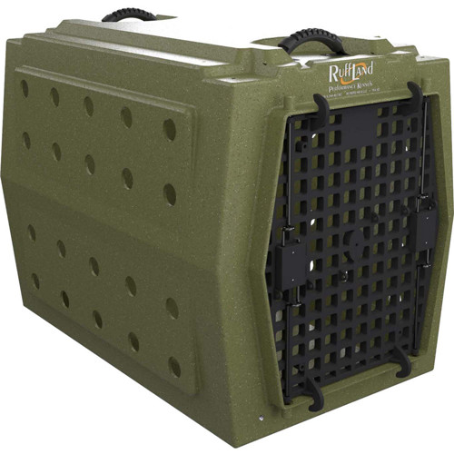 RUFF LAND Intermediate Single Door Dog Kennel | OD Green for sale at KYGUNCO.