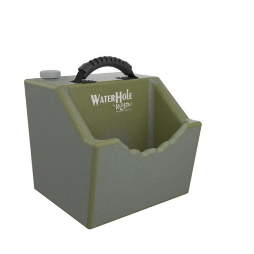 RUFF LAND Water Hole 1 Gallon Dog Dish | OD Green for sale at KYGUNCO.