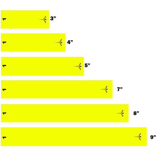 WHITEWATER ARCHERY SOLID NEON YELLOW WRAP .246 15PK for sale at KYGUNCO.