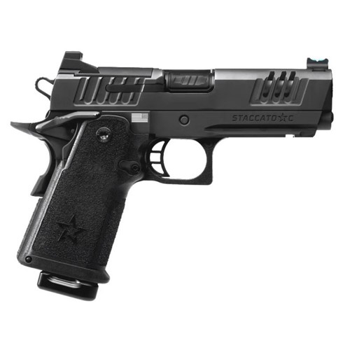 STACCATO C Optic Ready 9mm 4" 15rd Curved Trigger - Black for sale at KYGUNCO.
