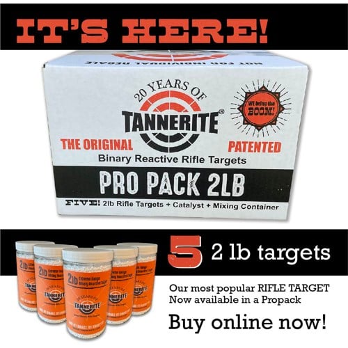 TANNERITE ProPack 2Lb Targets | Case of 5 for sale at KYGUNCO.