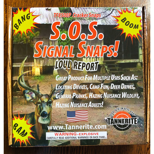 TANNERITE S.O.S. Signal Snaps, Fuseless Impact Firecracker for sale at KYGUNCO.